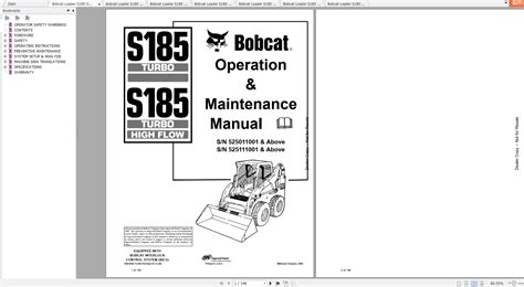 bobcat skid steer owners manual|bobcat skid steer manuals free.